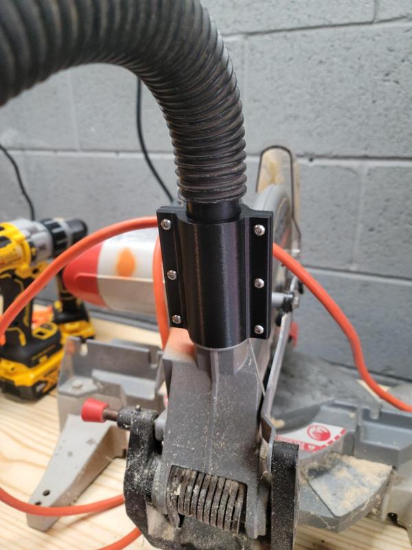 Miter Saw Hose Attachment