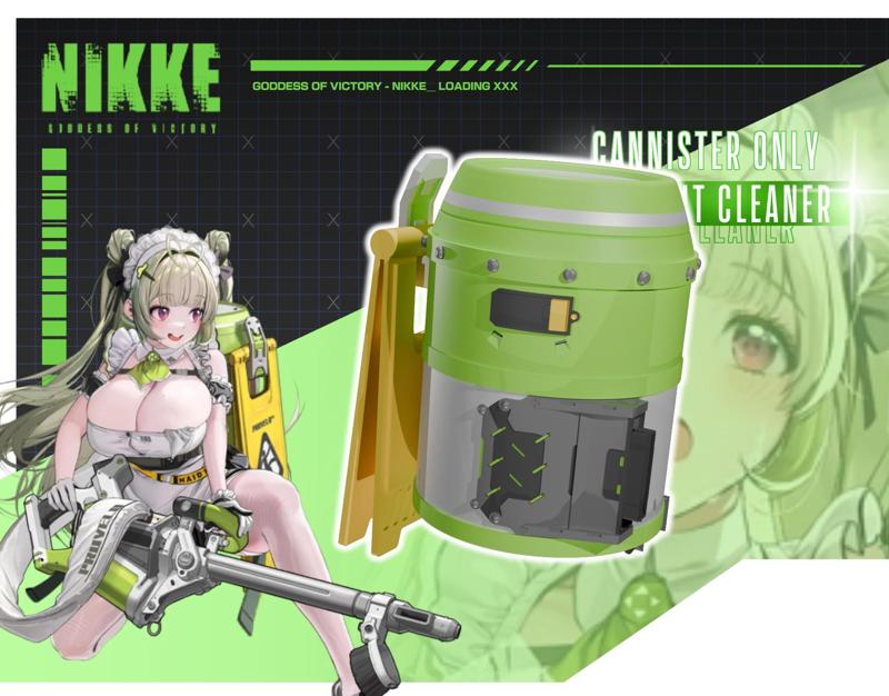 Nikke Goddess of Victory Soda Bright Cleaner Cannister Only STL file