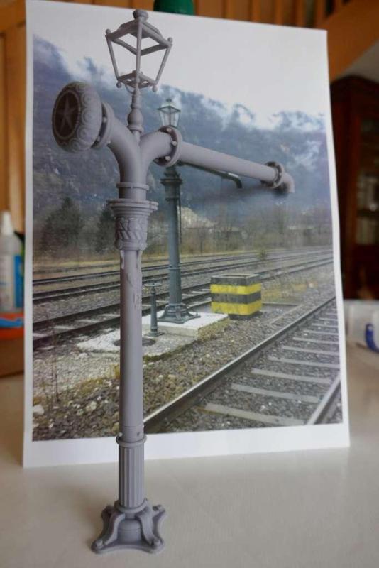 Grue à eau italienne échelle 1/20ème - colonna idraulica fs scala 1/20