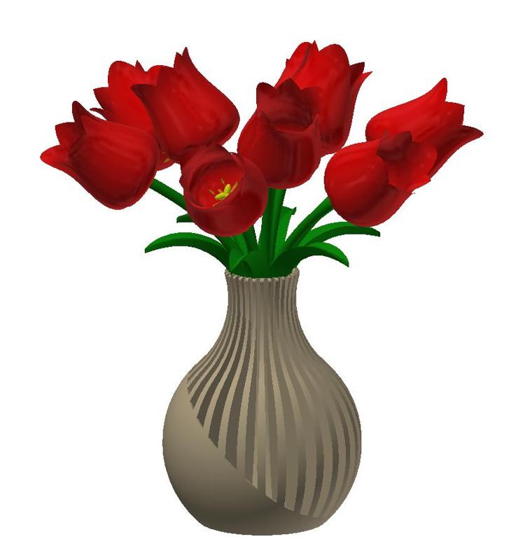 Decorative flower plant vase