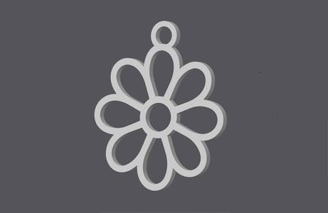 Daisy Flower - Earring & Pendant v2