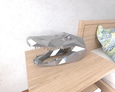 Cocodrile Head LowPoly