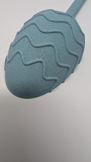 Wand_Easter Egg with Wavy Decorations_Round