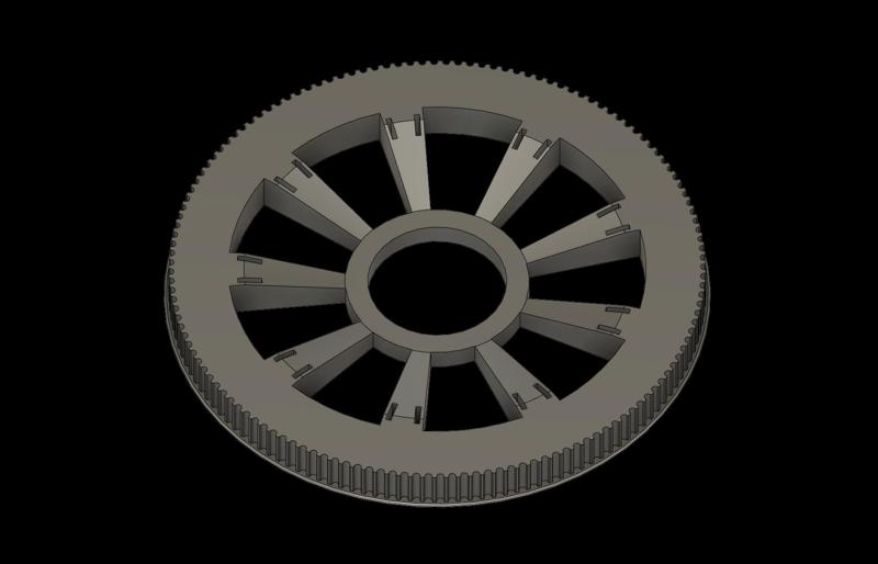 140t HTD5M pulley 15mm width