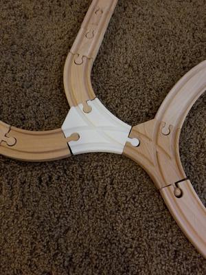 Y Splitter - Wooden Train Rails