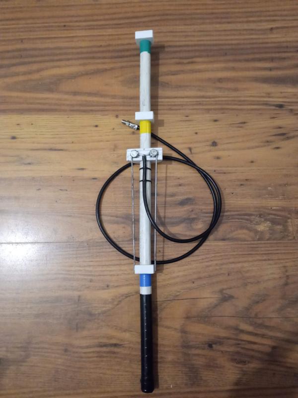 Parts for 3D printed Yagi–Uda
