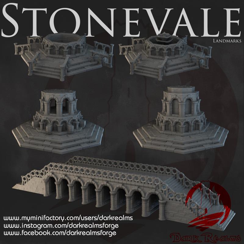 Dark Realms - Stonevale - Landmarks