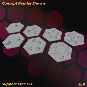 Landmine Hex terrain