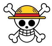 STRAW HAT LUFFY GANG FLAG - KEYCHAIN