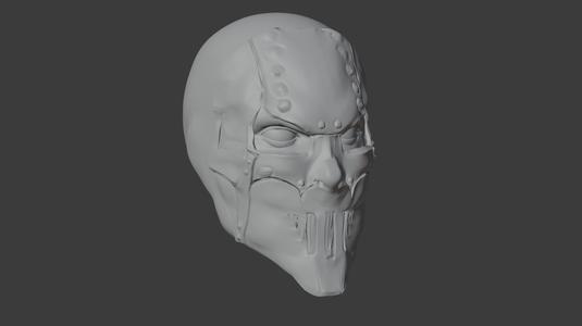 1/12 slipknot Mick Thomson head