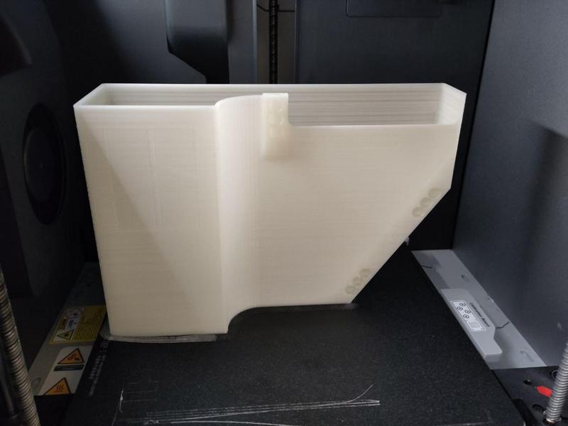 Bambu Lab - MAGNETIC Purge/Flush/Poop bucket for X1, X1C and P1P - Slimer Version with 8x3mm magnet holes