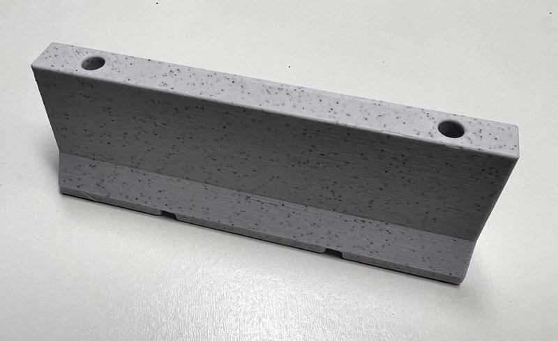 Jersey Barrier Model Scenery for Slotcar or Train Layouts 1/24 scale