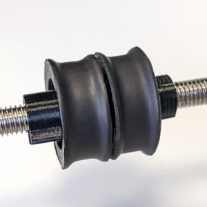 Pulley and M8 Threaded Clips for Filament Rollers