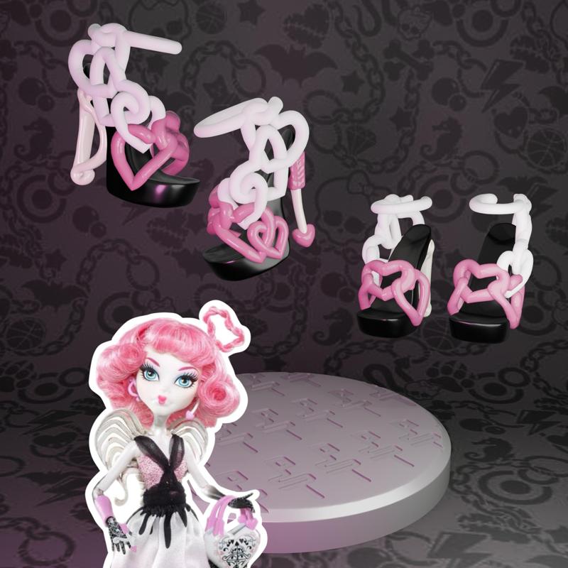 Monster High Basic/Sweet 1600 C.A. Cupid doll shoes replacement