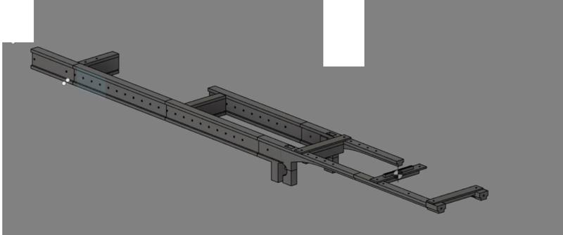 Modular frame for trailer 1:10 1:12 1:14 1:16