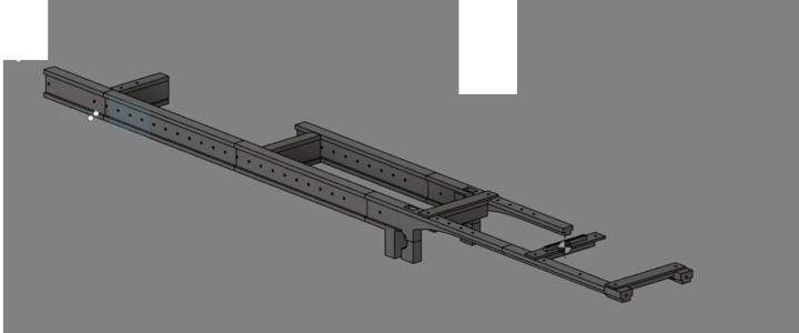 Modular frame for trailer 1:10 1:12 1:14 1:16