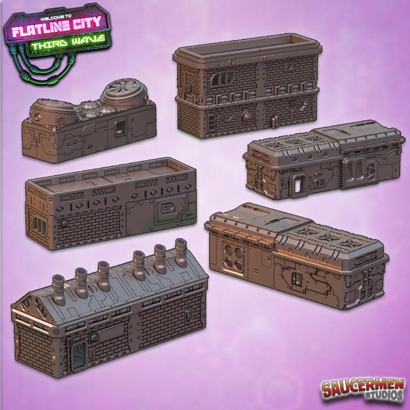 Flatline City: Third Wave - Side-to-Side Buildings