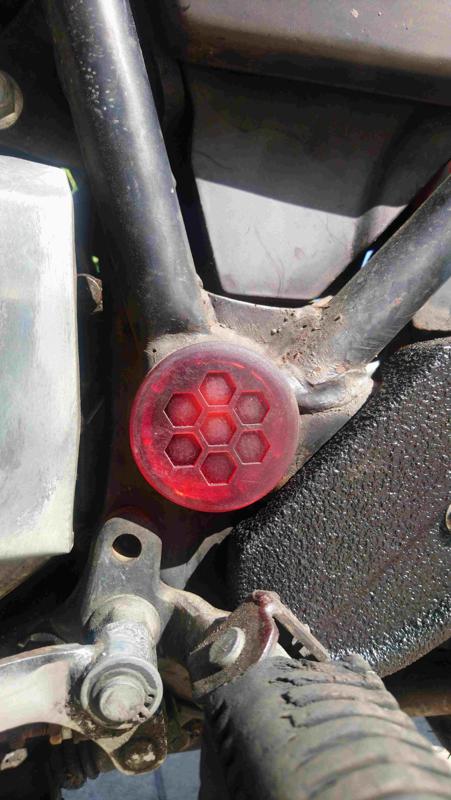 XS400 Seca Swingarm Frame Bolt Cover