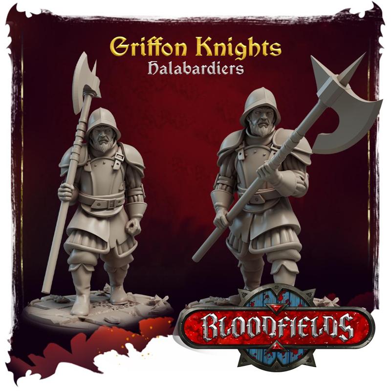 Griffon Knights - Halabardiers - Additional Miniatures