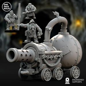 Dwarf Artillery (Flame Cannon) - Dwarves