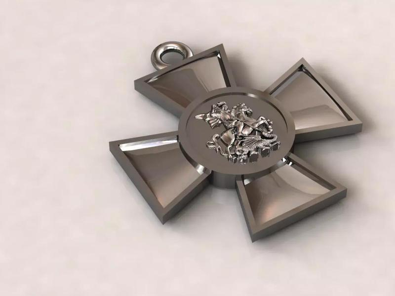 St George the Victorious pendant cross krest 28