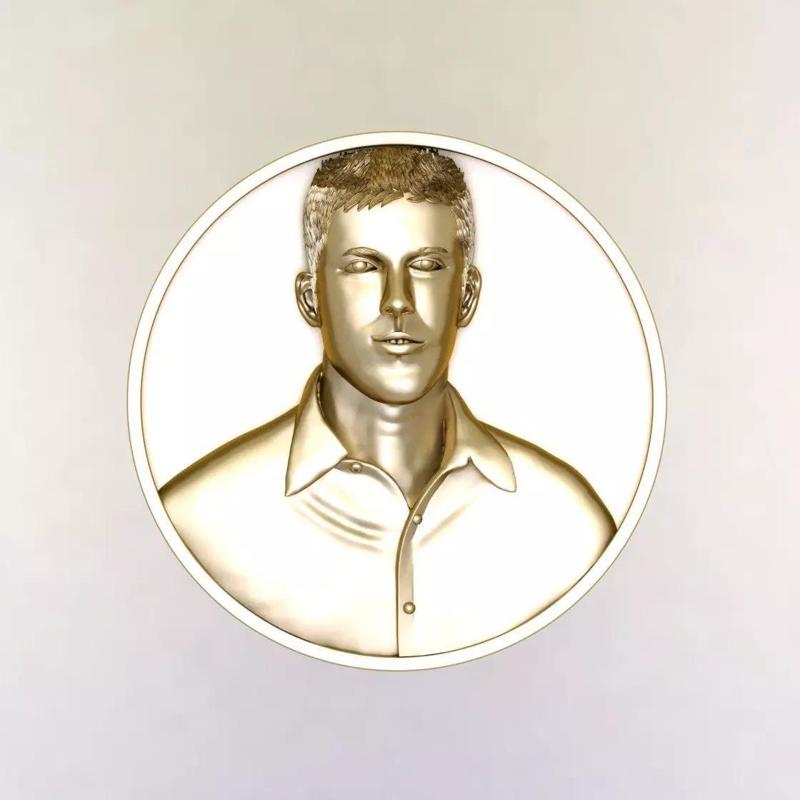 Human face model-2 printable pendent