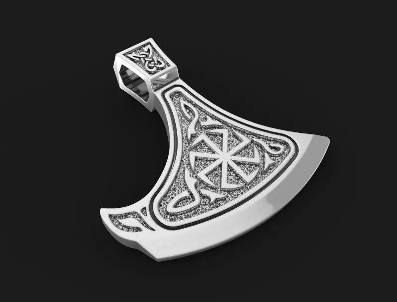 Pendant Slavic Axe 02