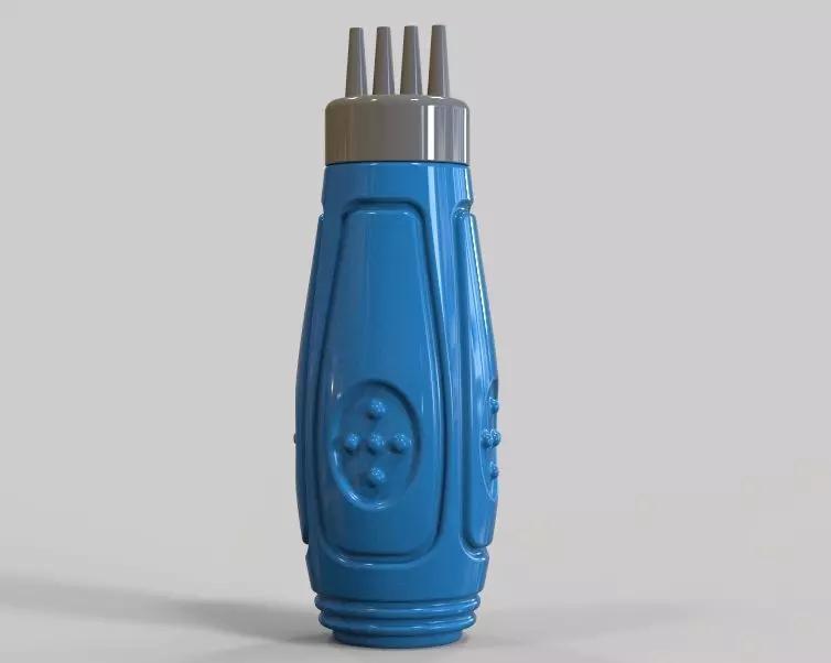 Sauce Bottle With Chang-able Nozzle