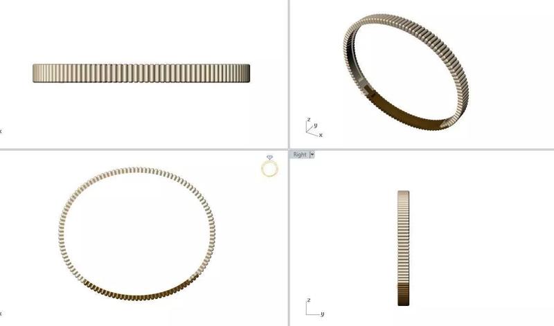 Boucheron Quatre Grosgrain Bracelet Plain