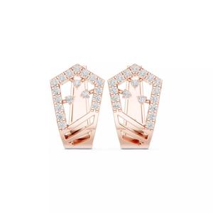 Diamond Hoops Earrings 3dm stl renders animation videos details