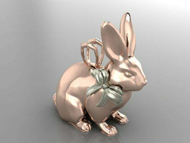 rabbit pendant