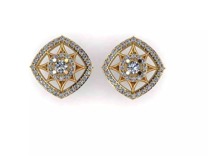Diamond earring for girl