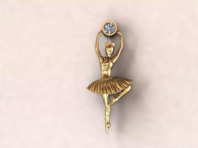 ballerina pendant 25