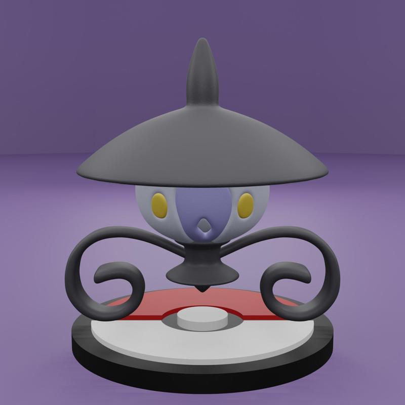 Pokemon No. 608 Lampent