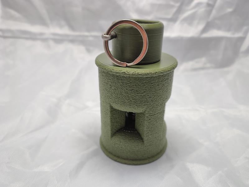 Airsoft Grenade Impact Cap Grenade WW2 Soviet RG42 Low Profile Fuze Sound Grenade "Meteorite" Reusable Airsoft Grenade