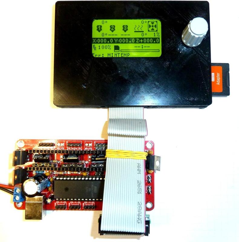 RepRap Graphic LCD Controller with Fan Output