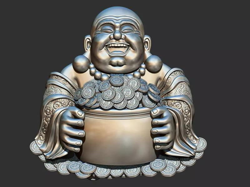 Buddha Of Fortune Money Coin