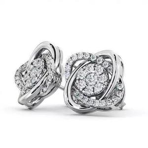 stl file gold diamond swirl stud earrings