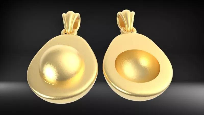 Avacado Pendant Necklace Charm Bracelet Jewelry