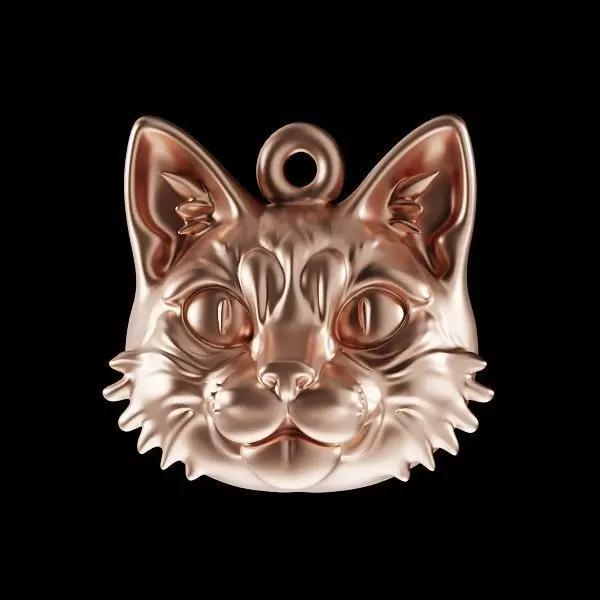 Cat Face Pendant Jewelry