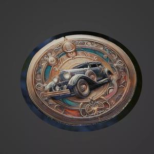 Car Pendant Medallion
