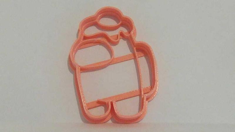 AMONG US COOKIE CUTTER - CREWMAN WITH EGG