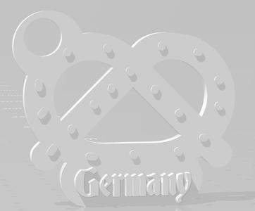 Germany key chain - Pretzel