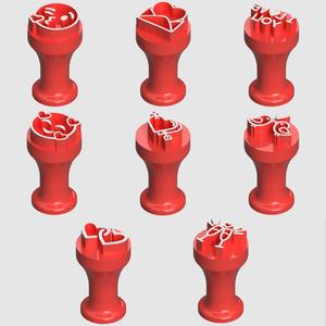 Stamp for brigadeiros and sweets - Valentine's Day