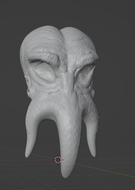 Ilithid wall mounted Head