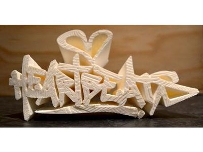 Graffiti Logo "Heartbeats"