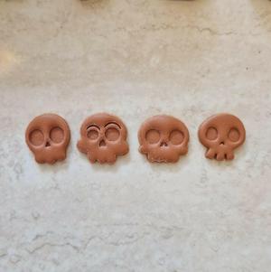Funny Skulls - Halloween Clay Cutter