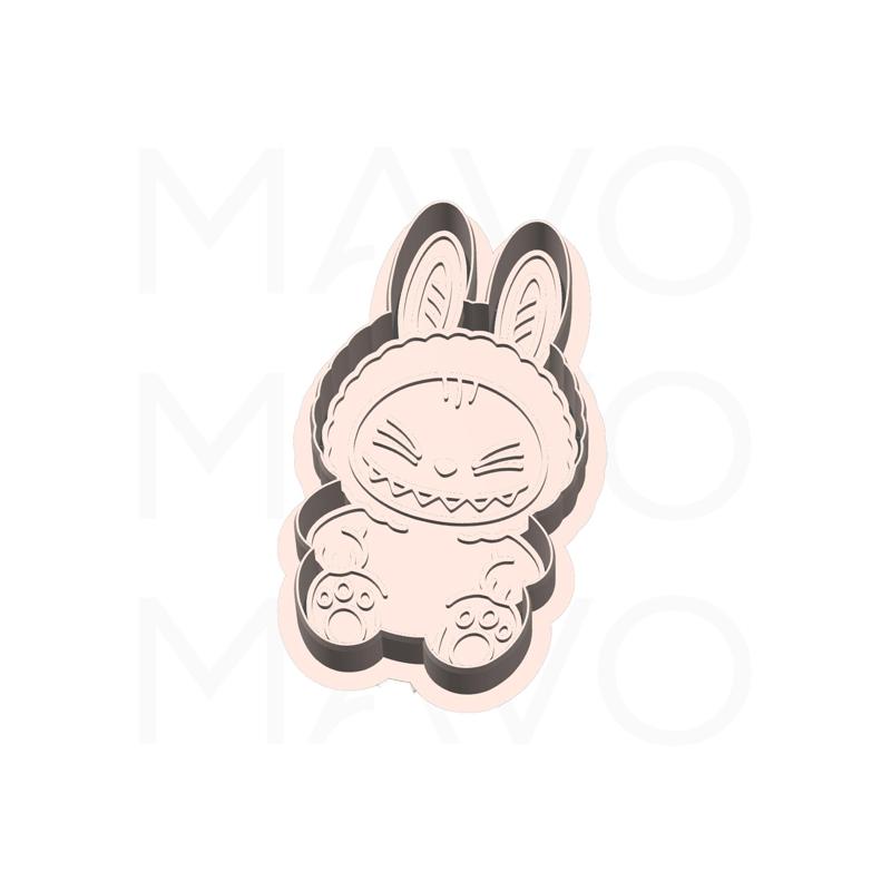 Cookie cutter Labubu STL