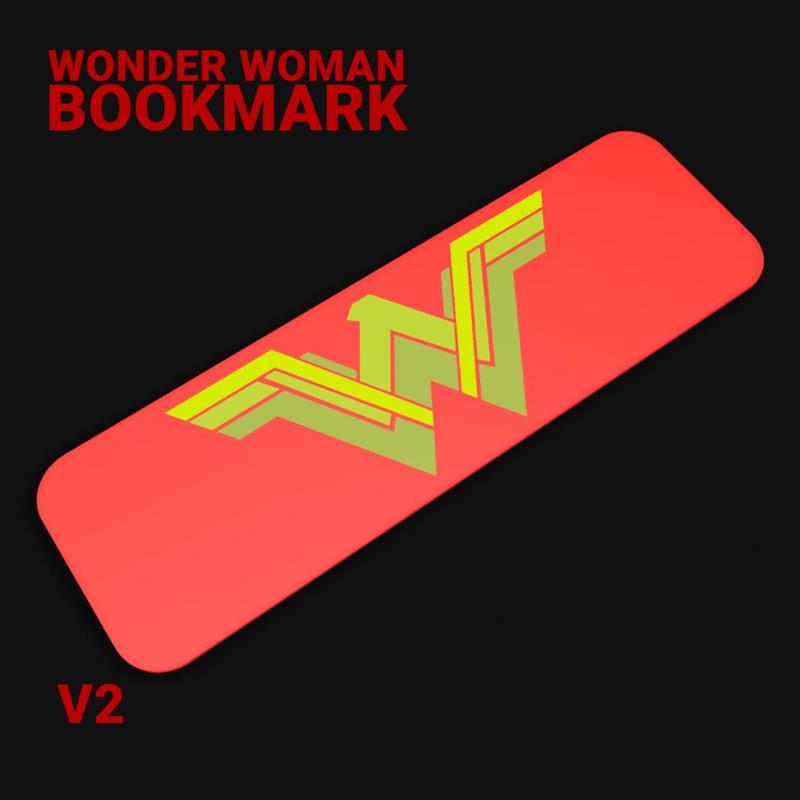Wonder Woman Logo Page Marker (2 colors and 3 colors)
