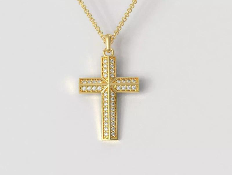 Diamond Cross Pendant